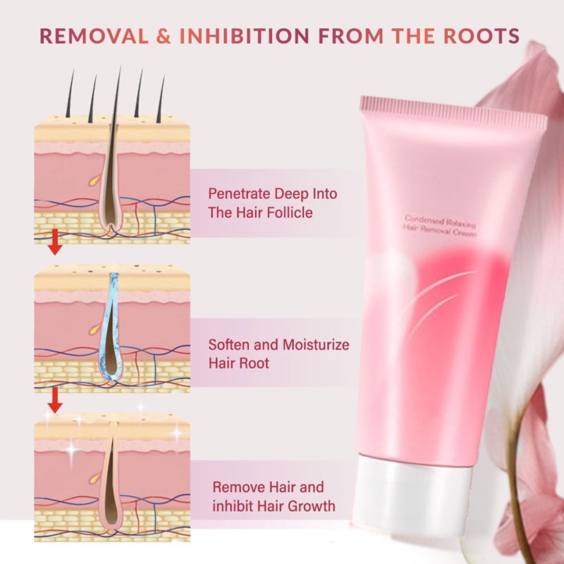🌸Universell hårfjerningskrem for hele kroppen, skånsom og etterlater ingen svarte flekker🌸