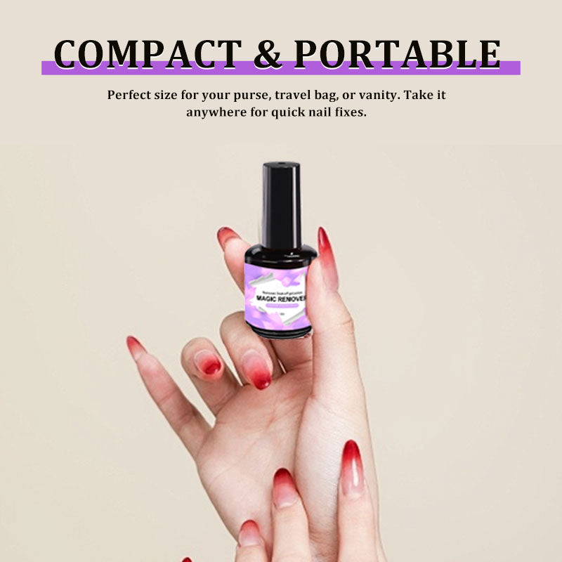 💅 Quick-Burst Neglelakkfjerner Gel – 15ml （2stk）