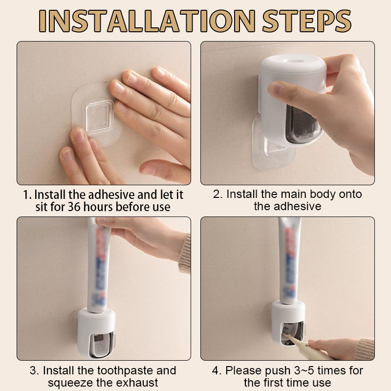 ✨ Automatisk Tannkremdispenser – Enkel og Ryddig