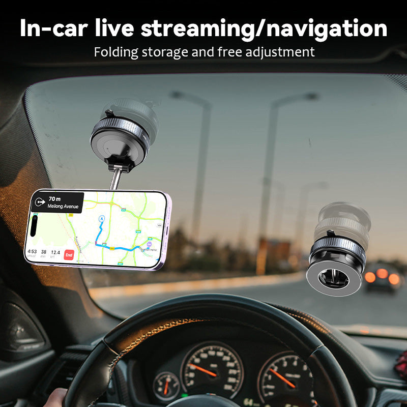 Vakuumroterende magnetisk bilholder