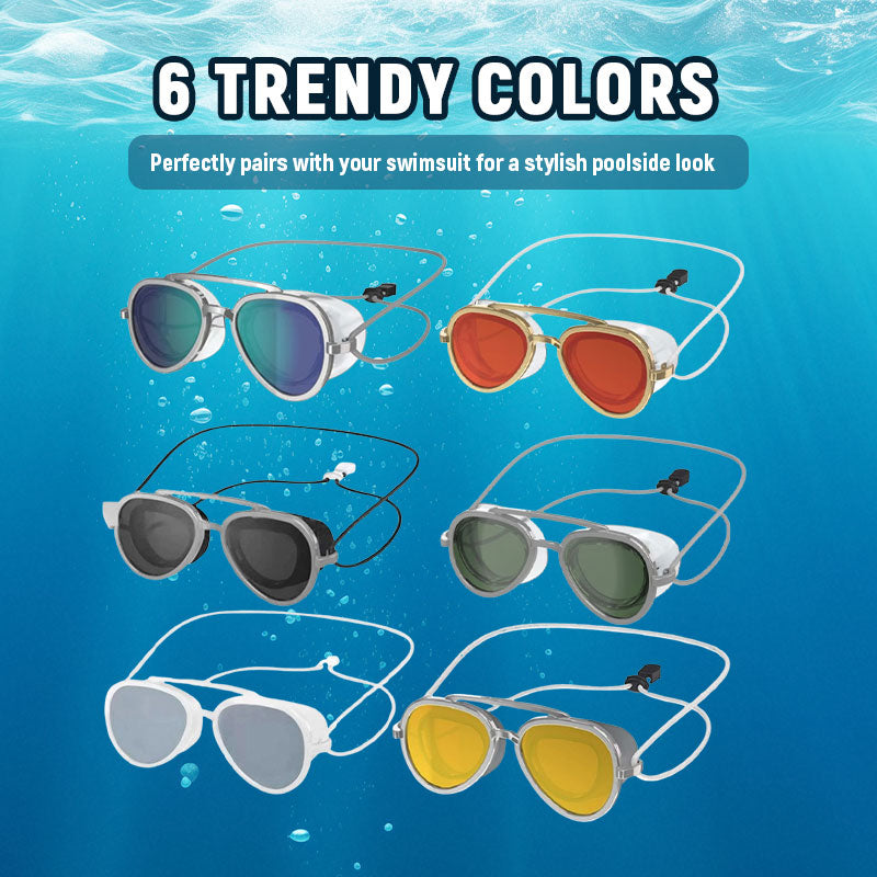 🌊 Full-View Svømmebriller – Anti-Dugg & Komfort