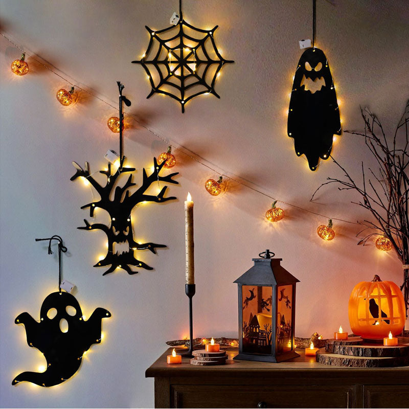 ✨🎃 Halloween LED Lysslynge – Skap Skummel Stemning 👻✨