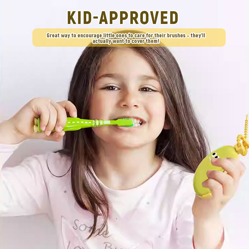 🎁 Kjøp 1 Få 1 Gratis 🍌 Banan Tannbørstehode Deksel – Søt & Ren Beskyttelse 🪥✨