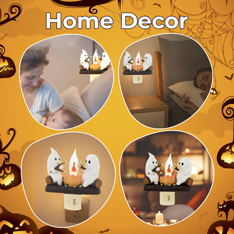 🎃👻 Halloween Spøkelseslampe – Skap skummel stemning! 🔥
