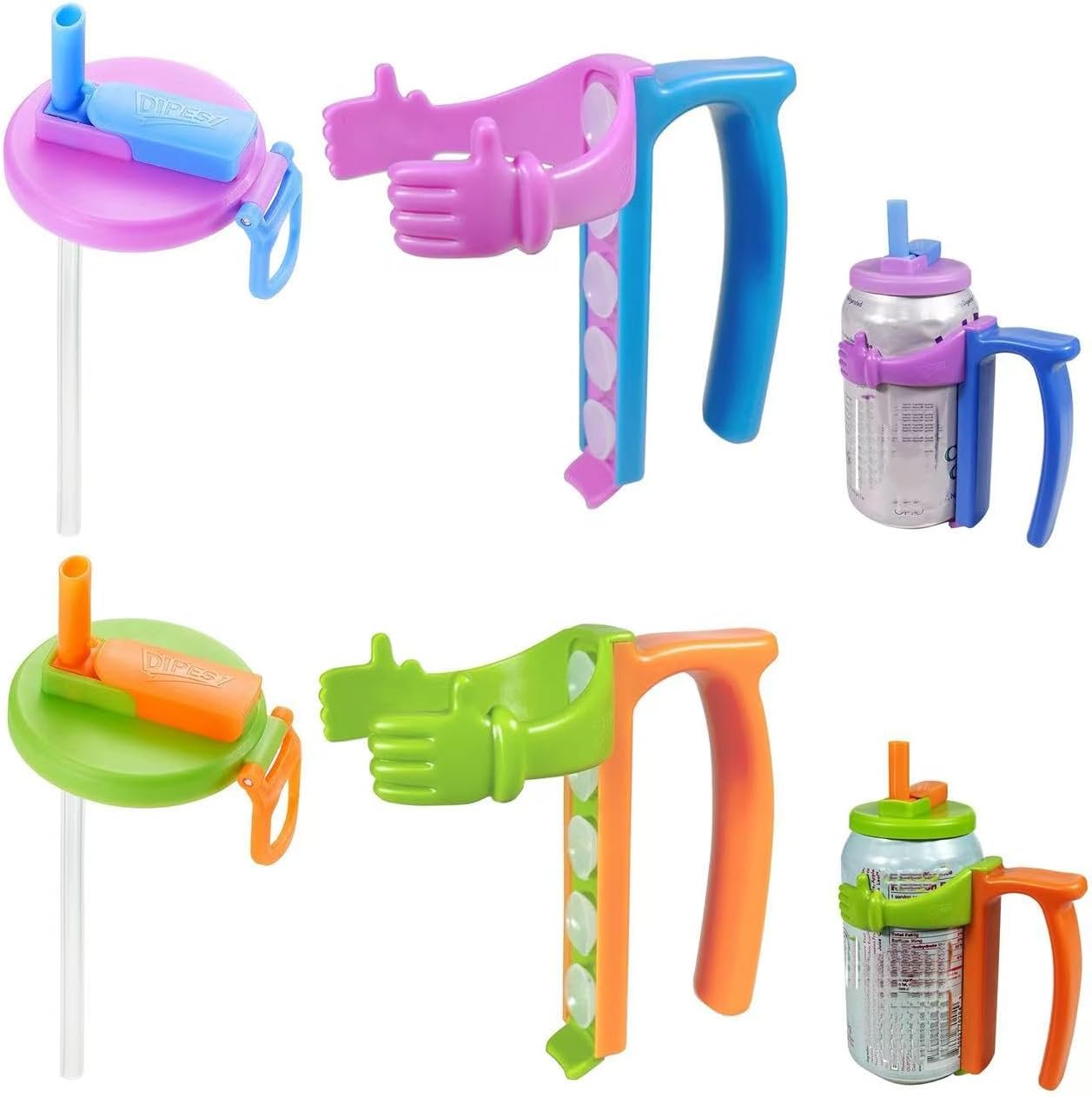 🥤 Bruslokk med håndtak – ingen søl