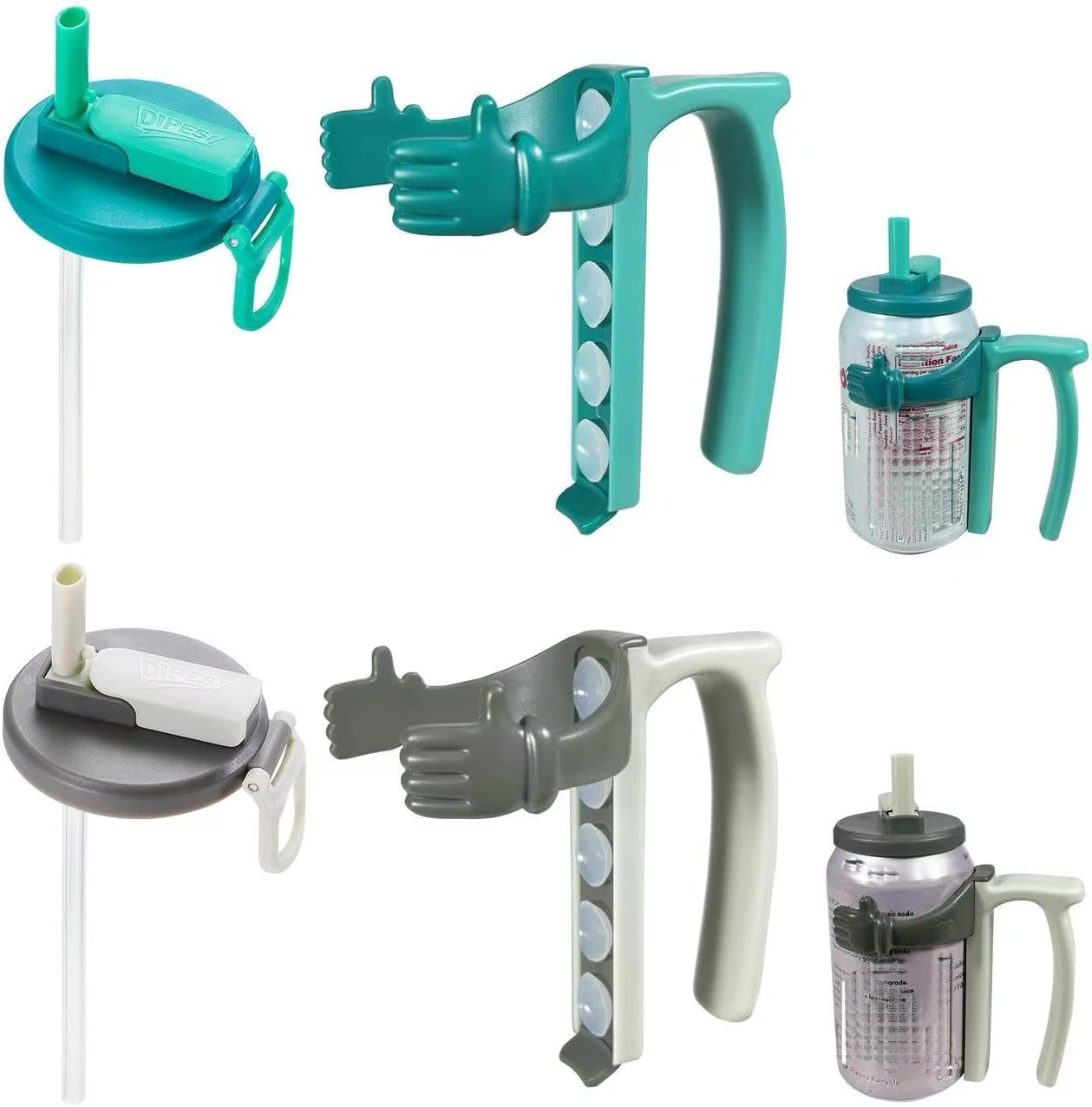 🥤 Bruslokk med håndtak – ingen søl