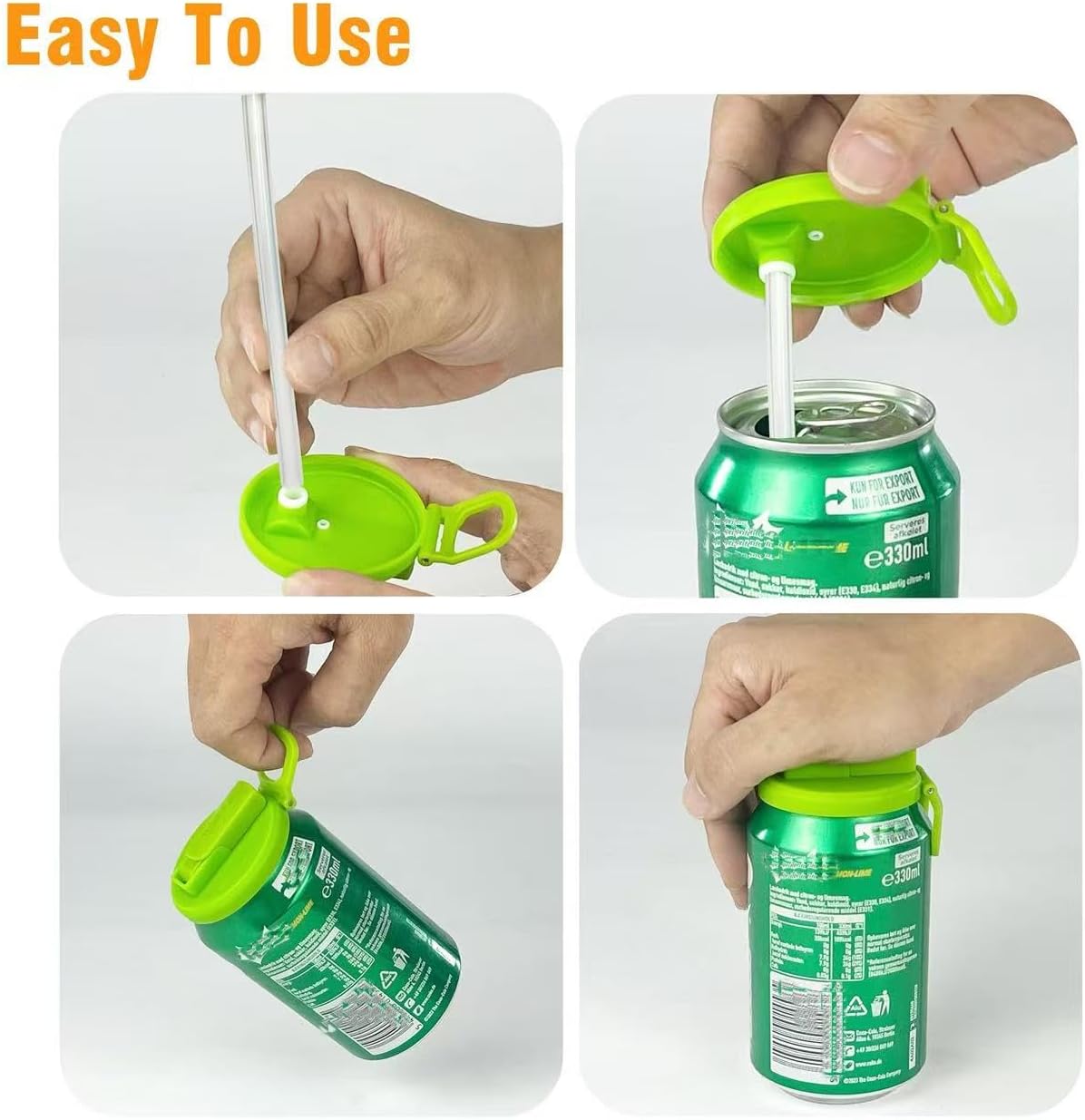 🥤 Bruslokk med håndtak – ingen søl