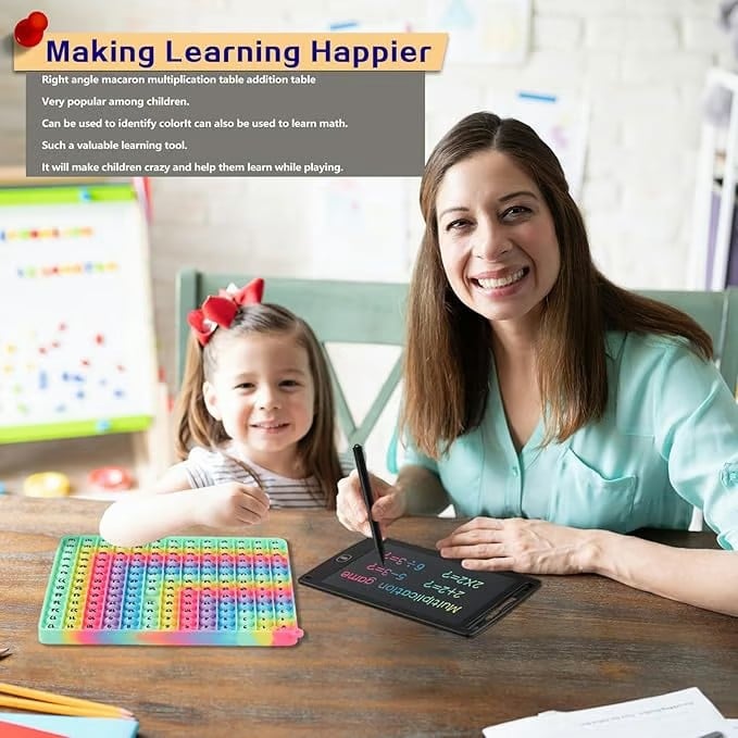 🎯 12x12 Gangetabellspill – Bærbar Mattelek for Barn