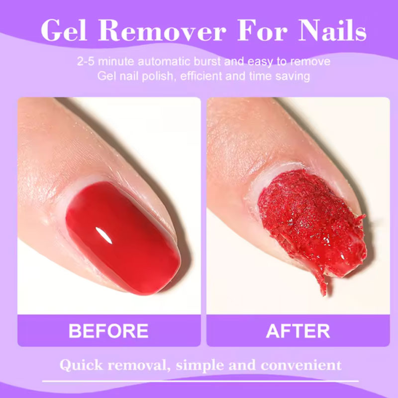 💅 Quick-Burst Neglelakkfjerner Gel – 15ml （2stk）