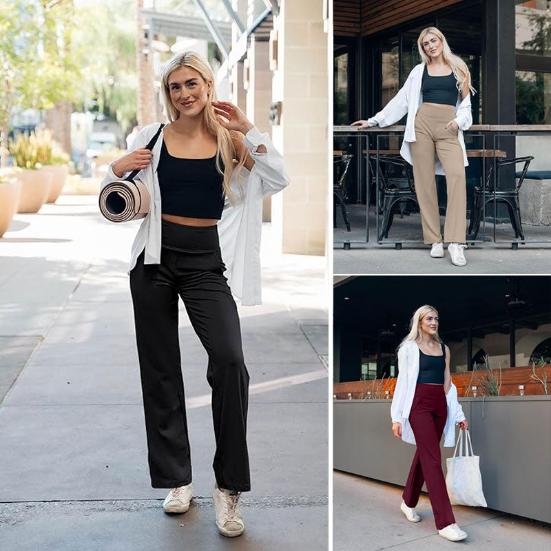 ✨ Høytlivs Yoga Bukser med Lommer