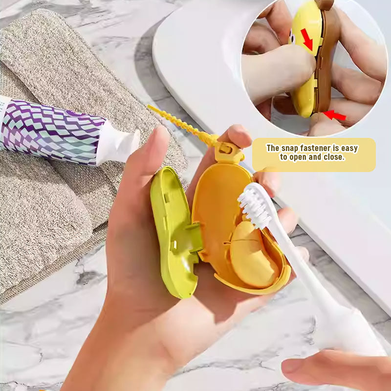 🎁 Kjøp 1 Få 1 Gratis 🍌 Banan Tannbørstehode Deksel – Søt & Ren Beskyttelse 🪥✨
