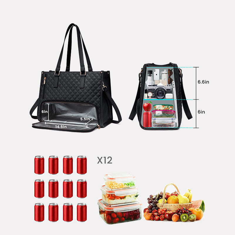 👜 Tote Bag – Laptop & Matboksrom