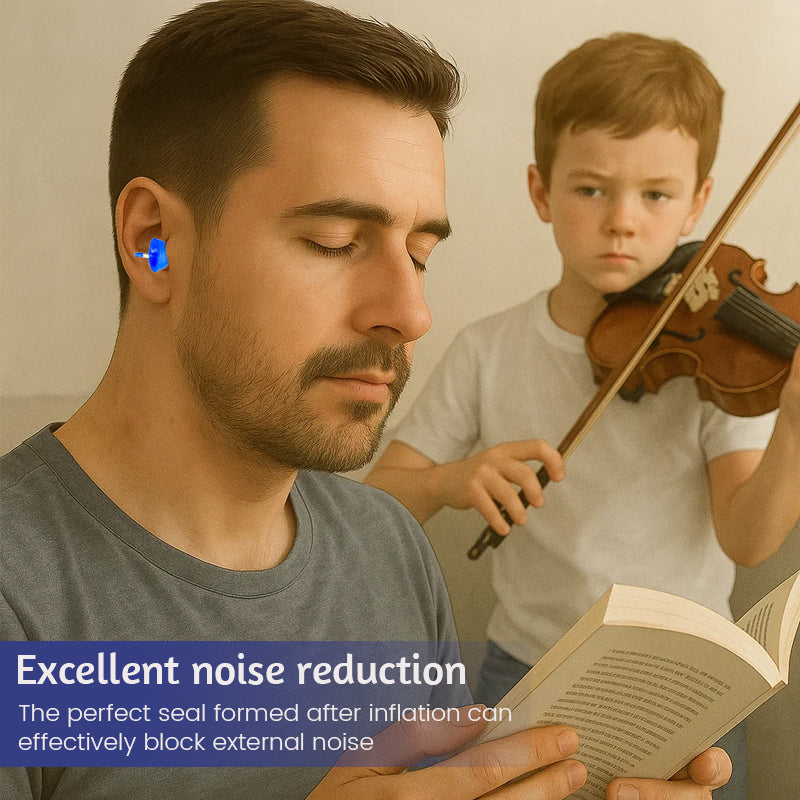 💥2025 NYTT DESIGN – 👂Verdens første oppblåsbare ørepropp med væske