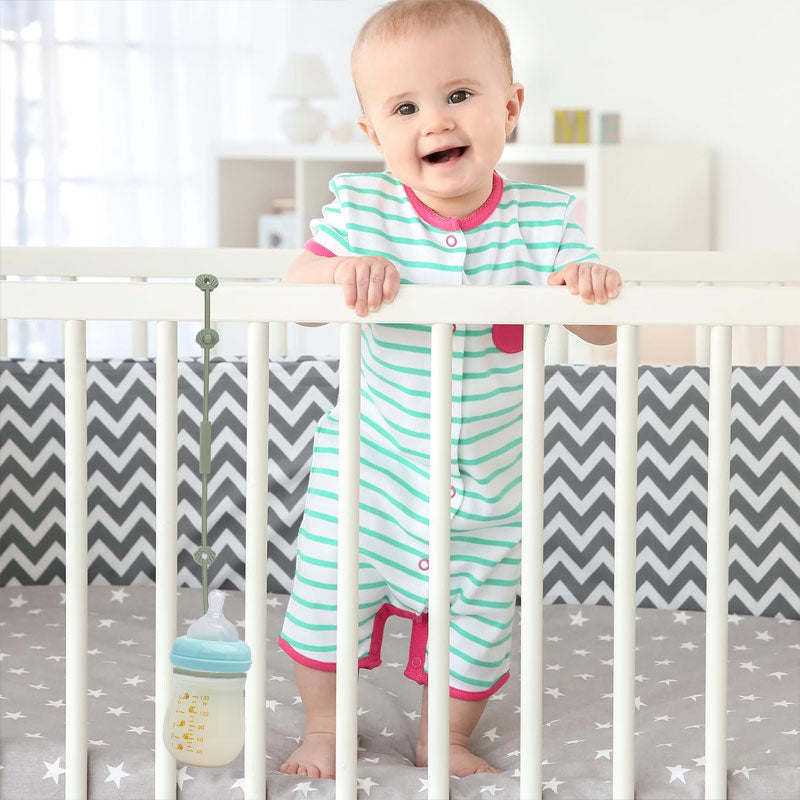 🎀 Silikonrem for Baby – Smokk-, Flaske- & Lekeholder mot Tap