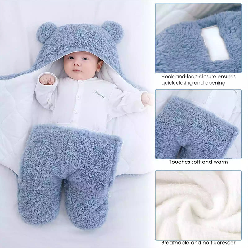 👶🛌 Vinter Baby Sovepose – Varm & Myk for Nyfødte