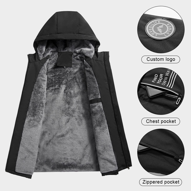 🍂❄️ Herre Hettejakke – Perfekt for Høst & Vinter