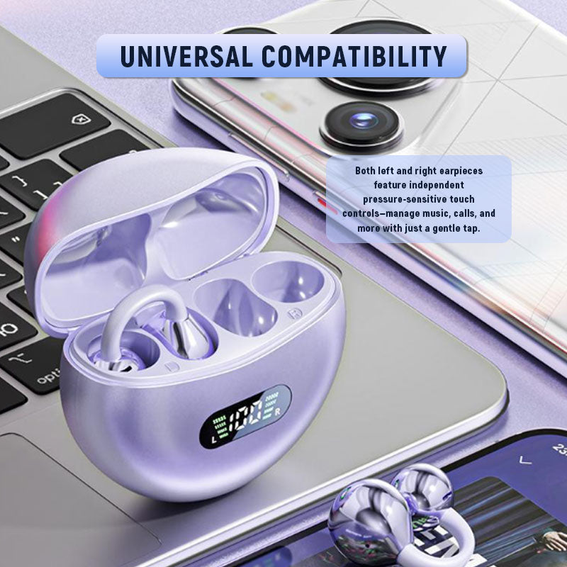 🎧 Trådløse Sportshodetelefoner – Svettebestandig & Støydemping