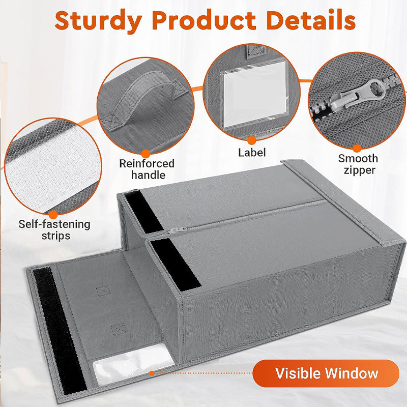 🧺 Ikke-vevd Oppbevaringsboks – Klær & Sengetøy