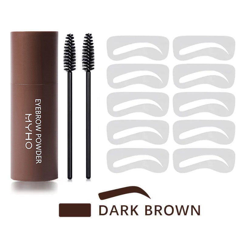 🔥 🌸 Kulmakarvajauheen Stensilsett – For naturlige og stilige bryn