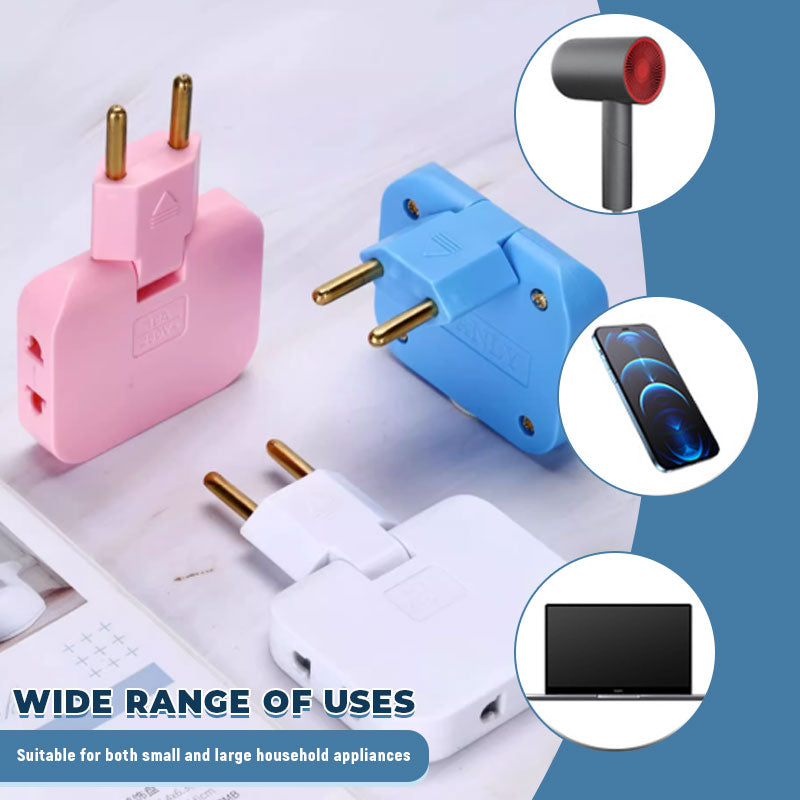 ⚡ Europeisk Strømadapter – Kompakt & Praktisk
