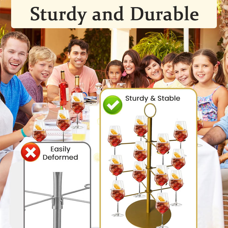 Festlig flerlags displaystativ