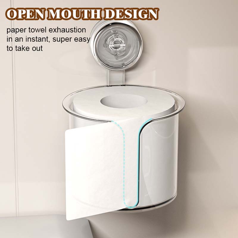 🎁 Kjøp 1, Få 1 Gratis! 🧻 Toalettrullholder Med Sugekopp – Ingen Hull✨