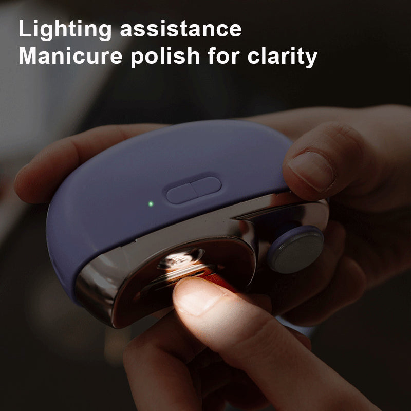✨ Elektrisk Neglepolerer & Sikker Negleklipper
