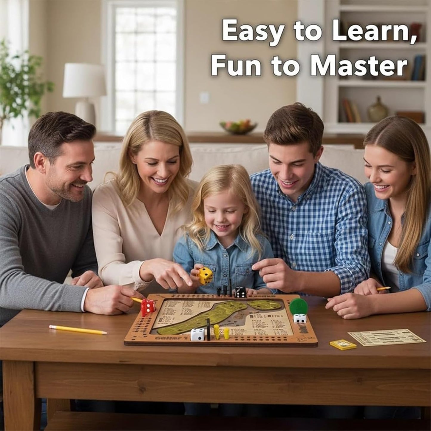 ⛳Bordspill med terninger og golf🎲✨