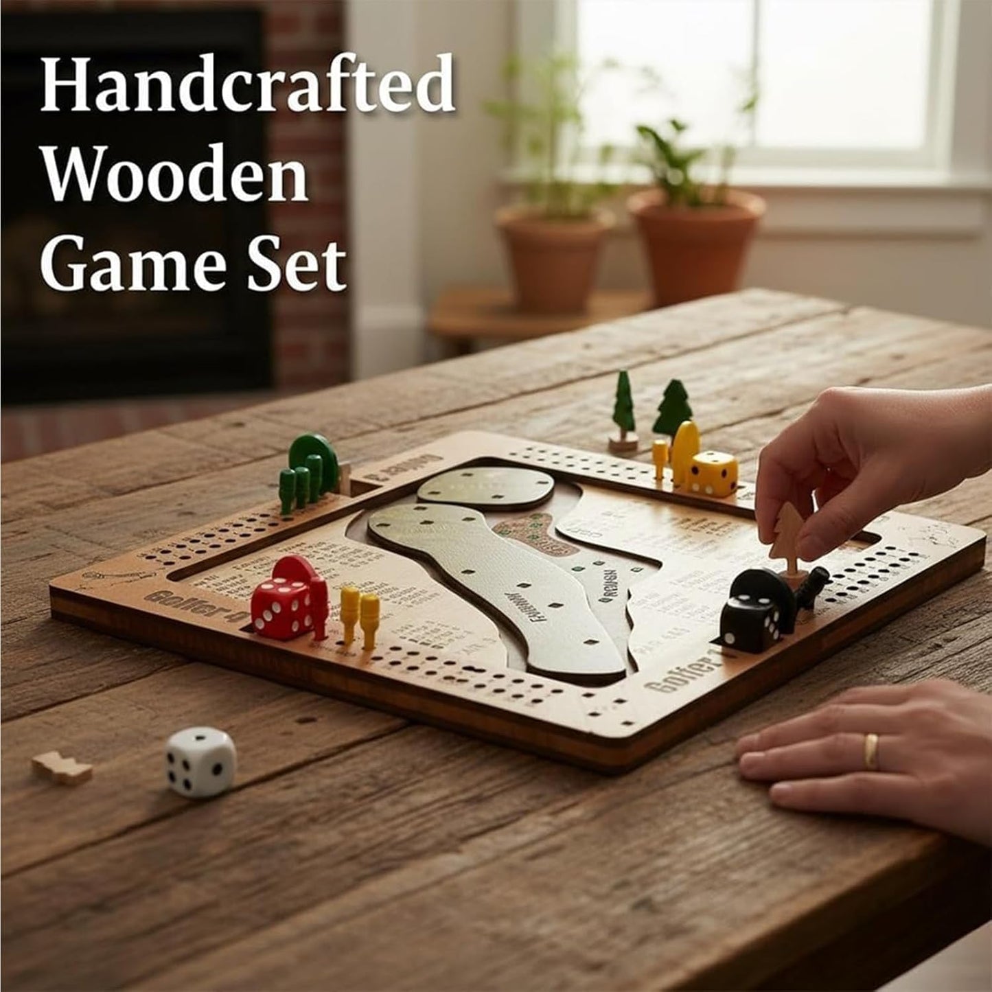 ⛳Bordspill med terninger og golf🎲✨