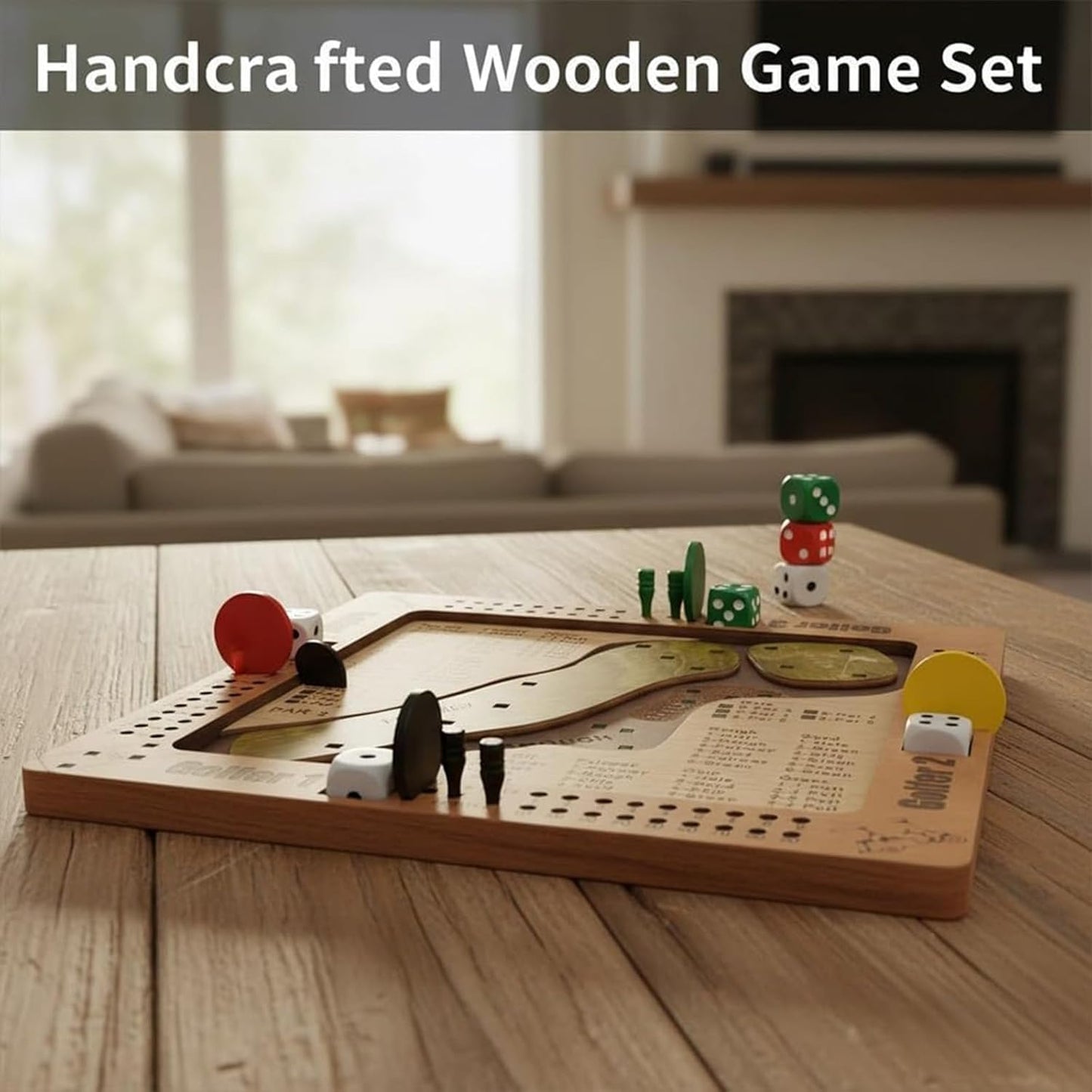 ⛳Bordspill med terninger og golf🎲✨