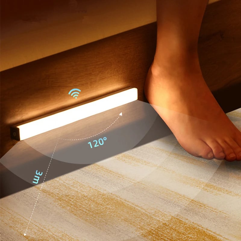 🔥 Tidsbegrenset tilbud – oppladbar LED-lampe, ingen boring nødvendig, smart sensor, magnetisk