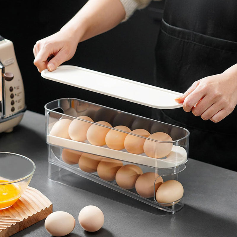 🥚🥚 Rullende eggeholder – spar plass og hold orden! ✅