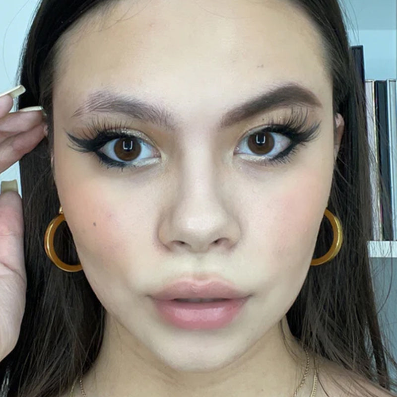 🔥 🌸 Kulmakarvajauheen Stensilsett – For naturlige og stilige bryn