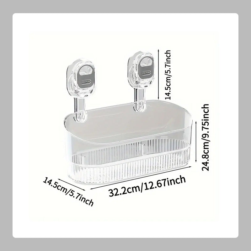 🏠🛁 Hullfri sugekopp-oppbevaringshylle – Kjøkken & Bad Organizer