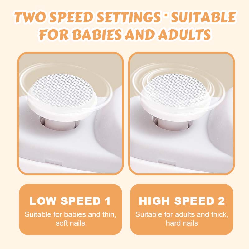 ✨ Elektrisk sikker negleklipper