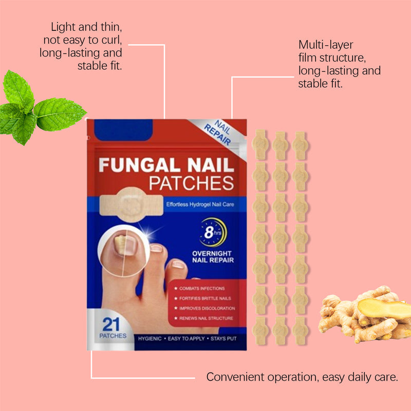 🩹 Antibakterielt negleplaster – Reparer og beskytt（21pcs）