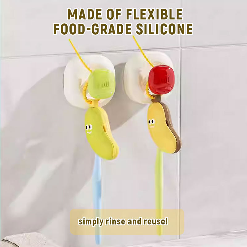 🎁 Kjøp 1 Få 1 Gratis 🍌 Banan Tannbørstehode Deksel – Søt & Ren Beskyttelse 🪥✨