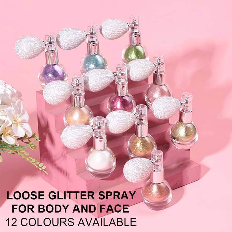 ✨ Lysende Glitter Highlighter – Langvarig & Svettebestandig