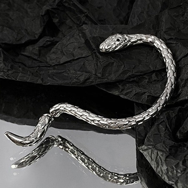 🐍 Unik Serpent Wrap Øredobb – Retro & Kreativ Stil