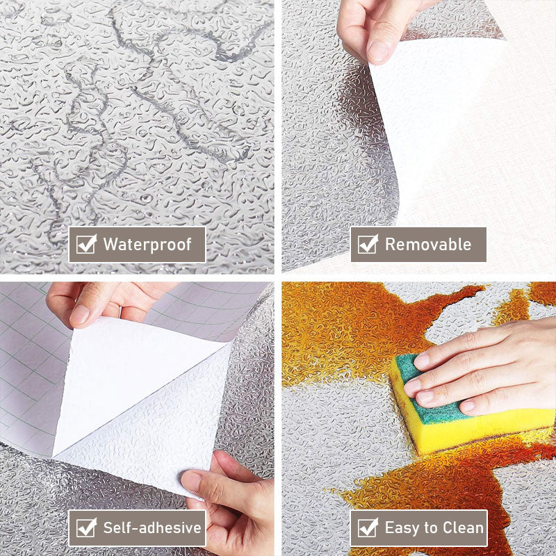 🍳✨ Slitesterke aluminiumsfolie‑klistremerker for kjøkken