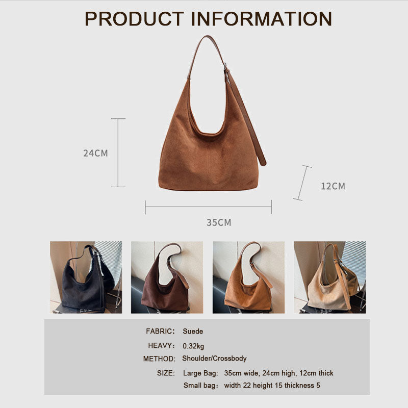 👜 Ny Suede Bucket Bag – Høst & Vinter 2025