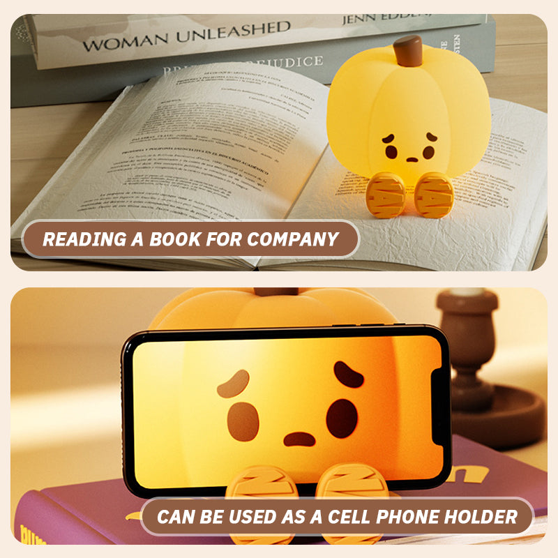 🌙 Søt Gresskarlampe – Perfekt for Kveldskos