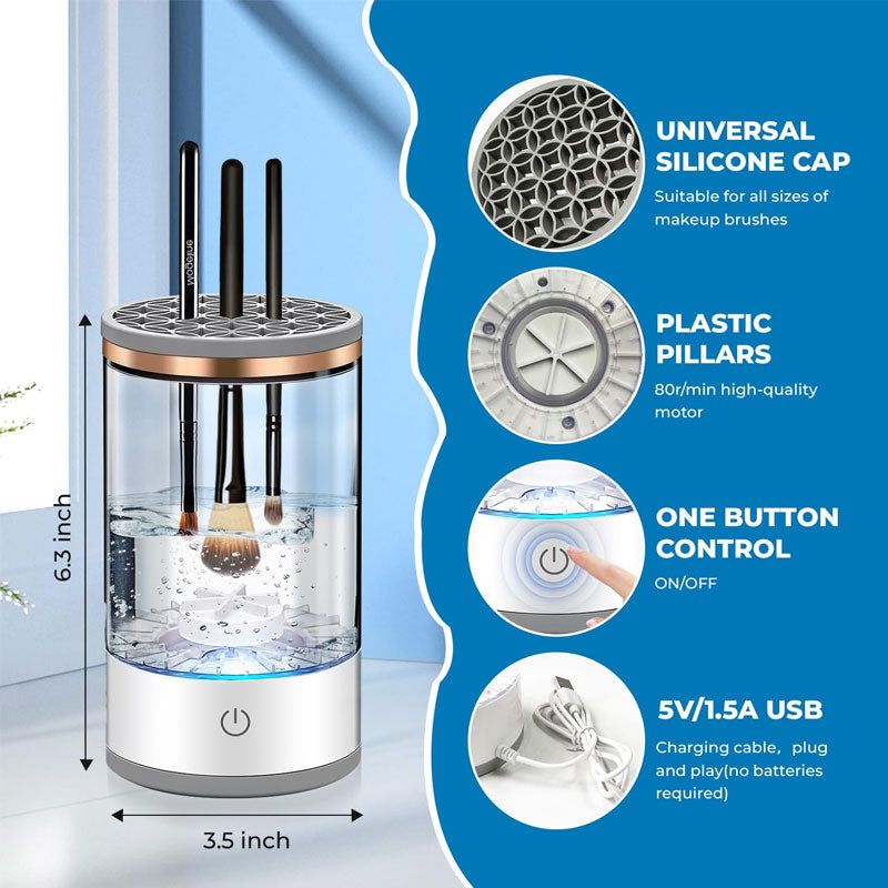 ⚡ Elektrisk Sminkebørsterenser – Rask & Enkel!