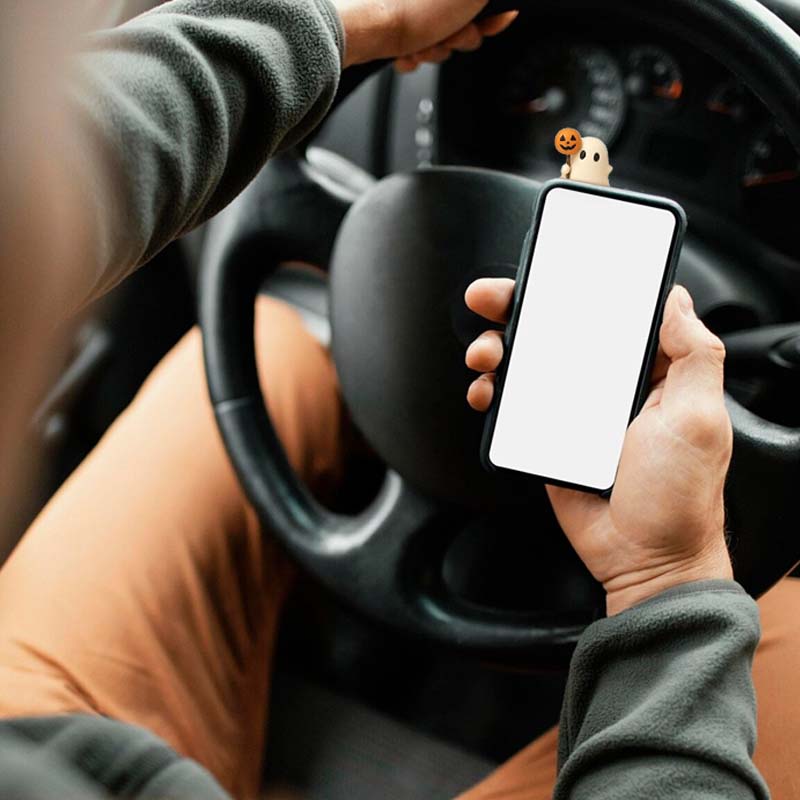 👻 Spøkelses-telefonanheng – Søtt og skummelt samlerobjekt