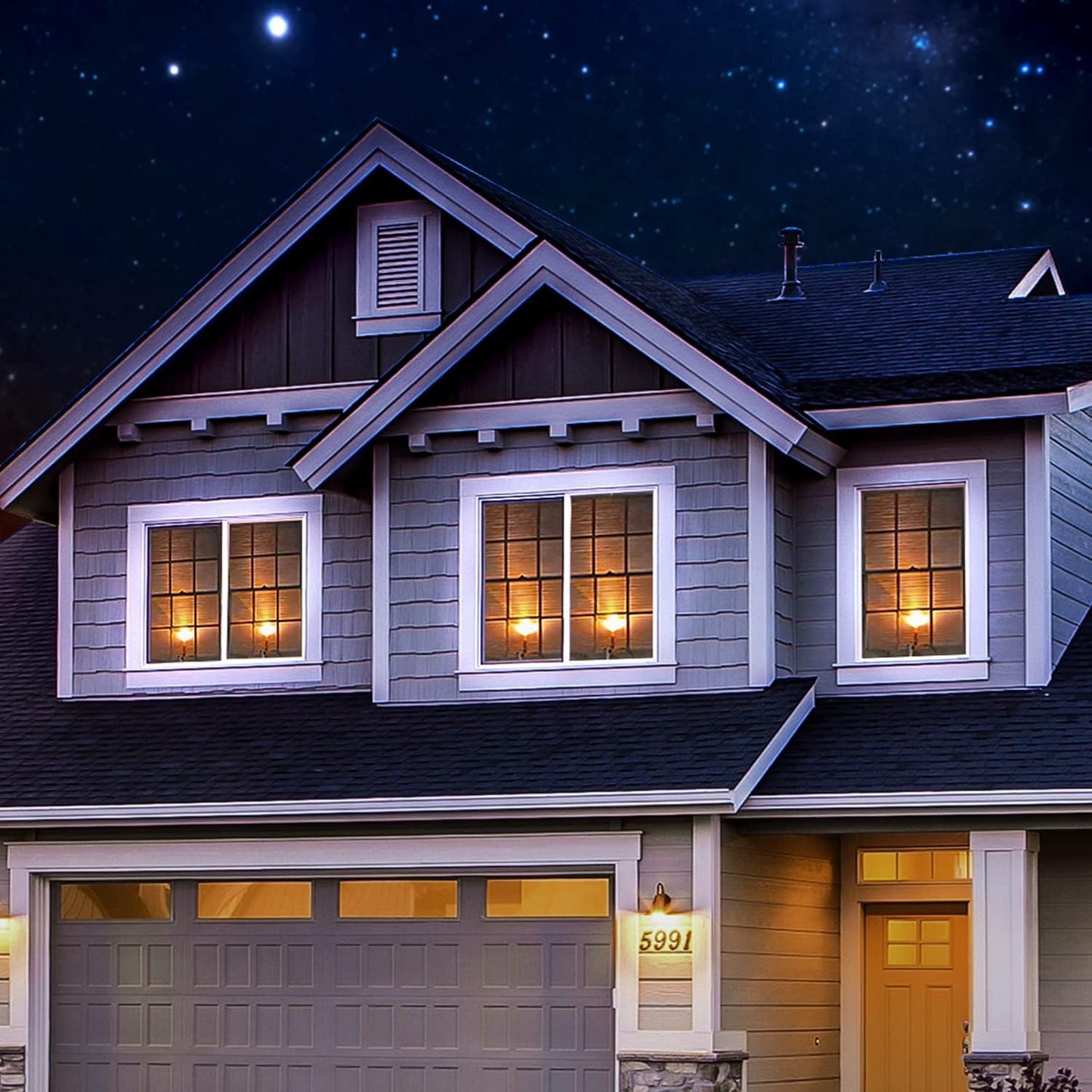 🎄 Julespesial 🔥 6 stk flammeløse LED-vinduslys