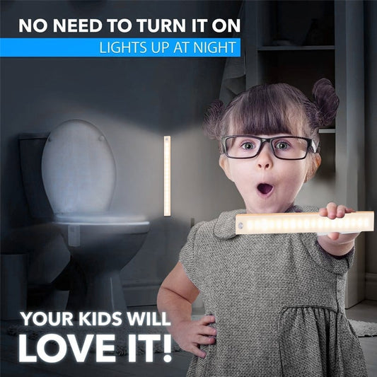 🔥 Tidsbegrenset tilbud – oppladbar LED-lampe, ingen boring nødvendig, smart sensor, magnetisk