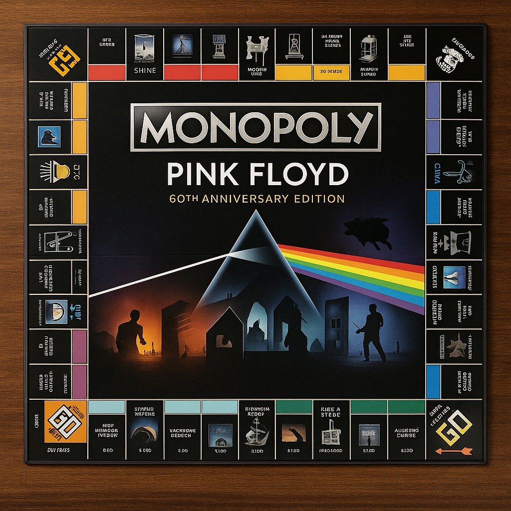 MONOPOLY: Pink Floyd 60-årsjubileumsutgave
