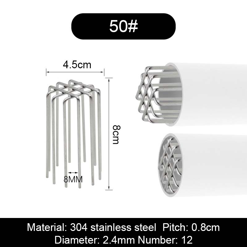 🛡 Avløpsbeskyttelse i 304 Rustfritt Stål – Holder Fugler, Rotter og Rusk Ute