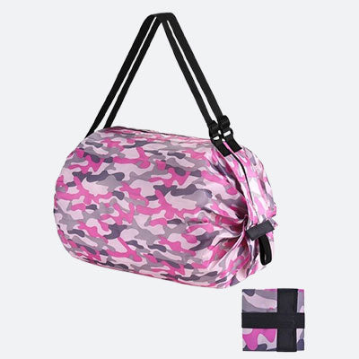 🎒🛍️ Praktisk sammenleggbar reiseveske – skulderveske & handlepose ✅