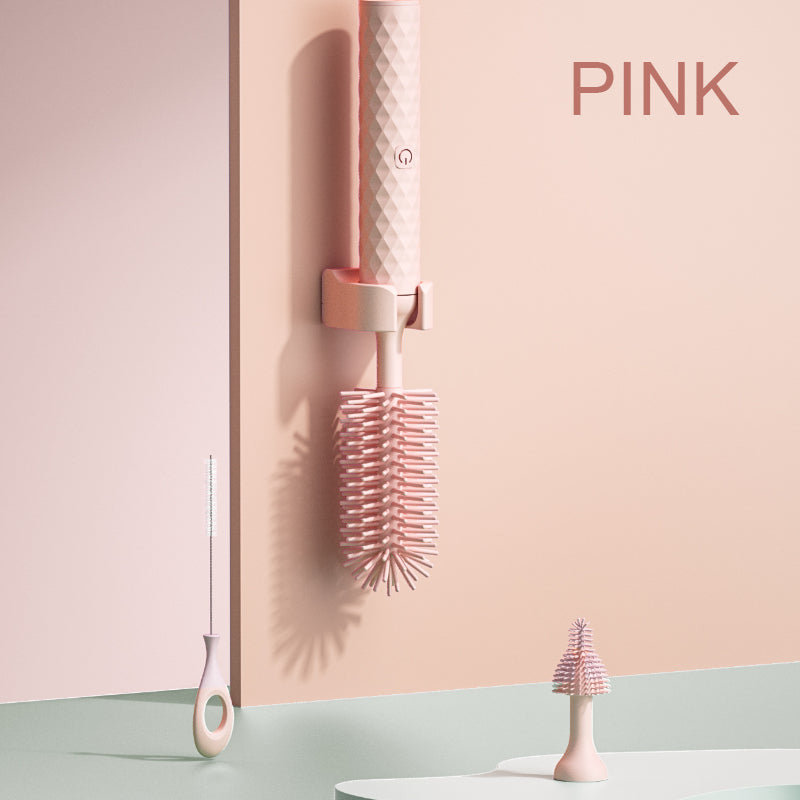 🍼✨ Elektrisk 360° Flaskebørste – Enkel & Dyp Rengjøring! 🎁 Fri frakt
